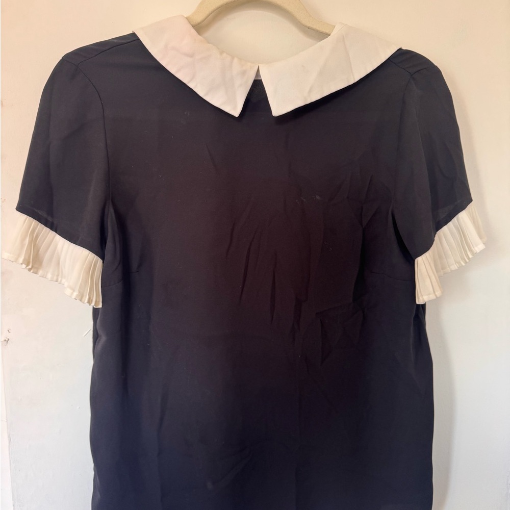 Classic Black and White Women's Top